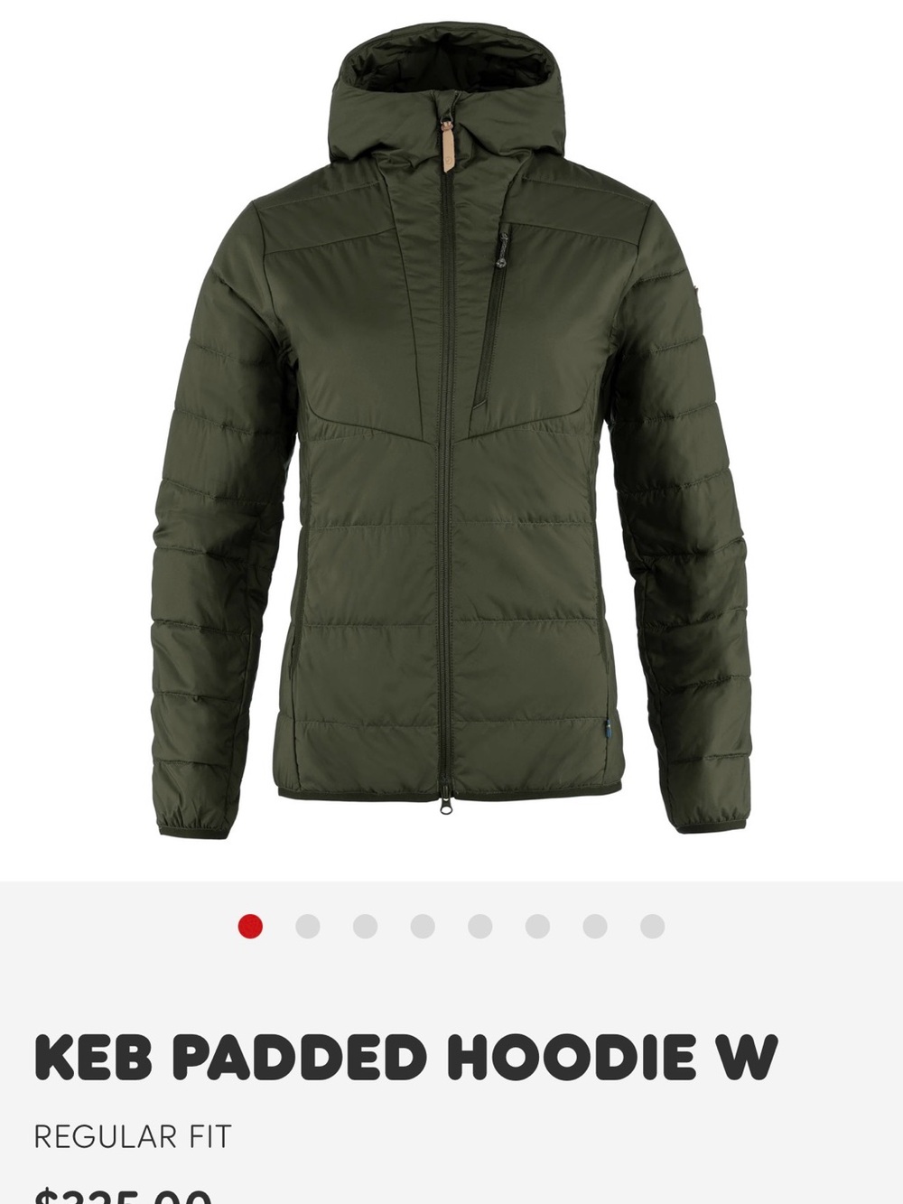 Fjallraven Keb Padded Hoodie W - Olive